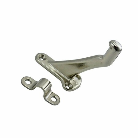 IVES COMMERCIAL Aluminum Handrail Bracket Bright Nickel Finish 59A14